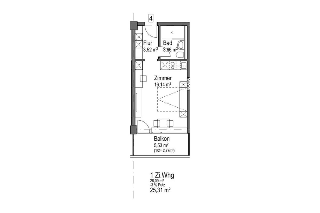 Huber Living Basic 106 Apartment Germering Luaran gambar